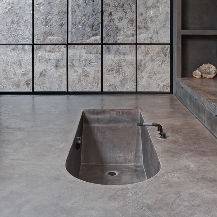 Micro Concrete Bathroom