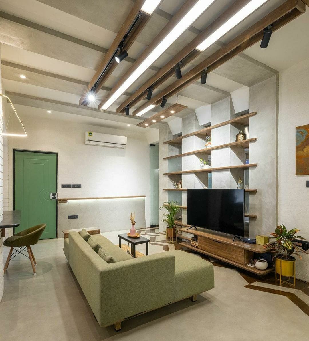 Modern living room with Textured Paint®