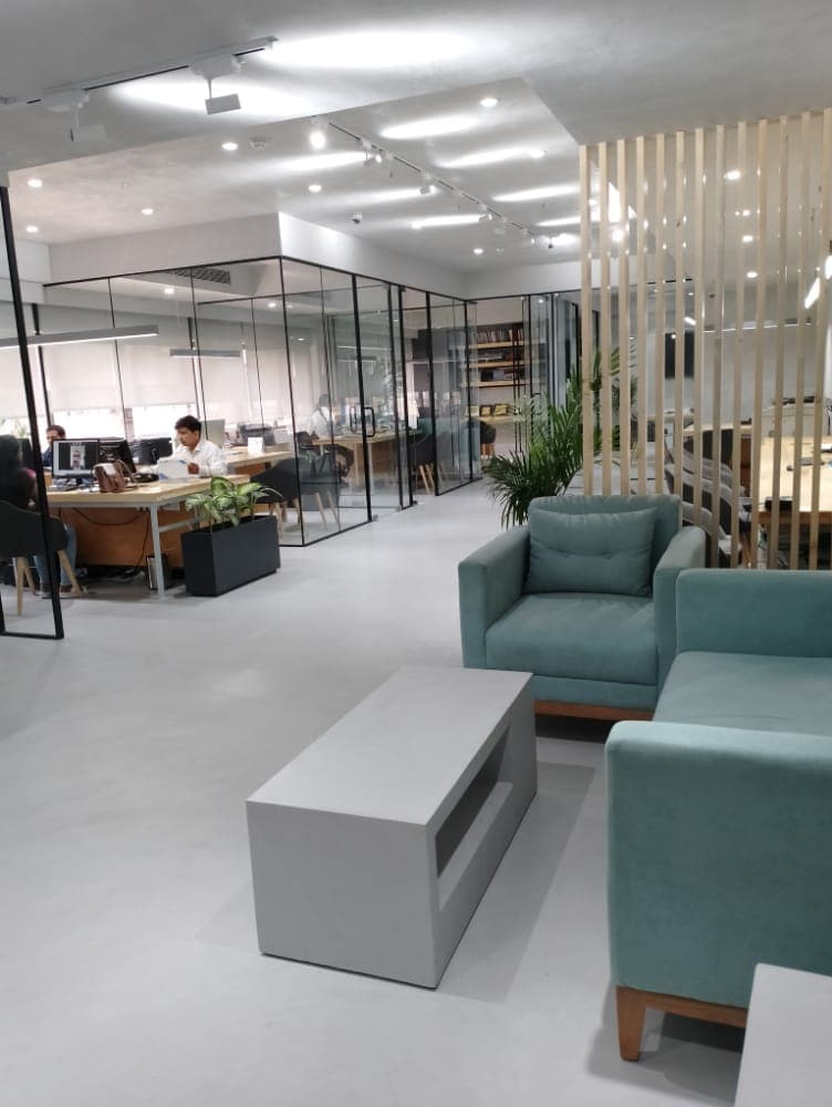 Modern office with Textured Paint®