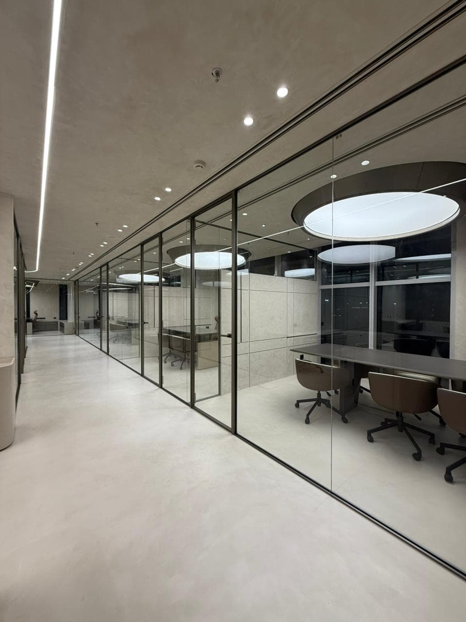 Limewash walls at Colortale's Faridabad Office project Limewash walls at Colortale's Faridabad Office project
