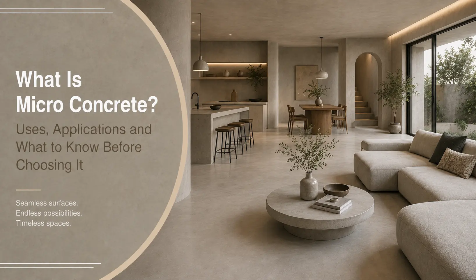 What Is Micro Concrete? Uses, Applications and What to Know Before Choosing It What Is Micro Concrete? Uses, Applications and What to Know Before Choosing It