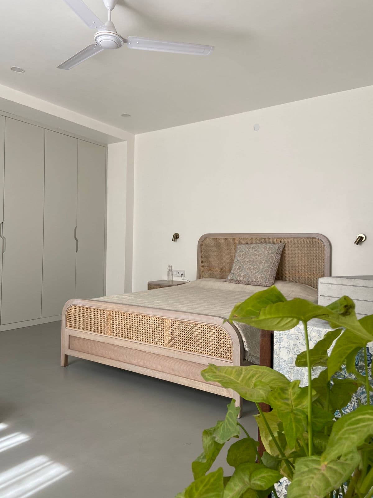 Bedroom with Textured Paint®